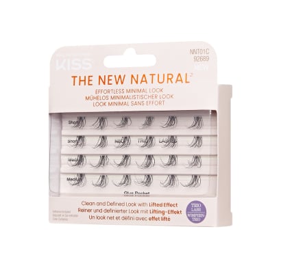 Pestañas Postizas Kiss NNT01 The New Natural Trio