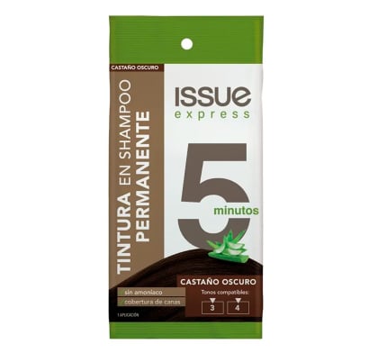 Tinta en Shampoo Issue 5 Minutos Castaño