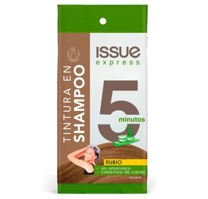 Tinta en Shampoo Issue 5 Minutos Rubio
