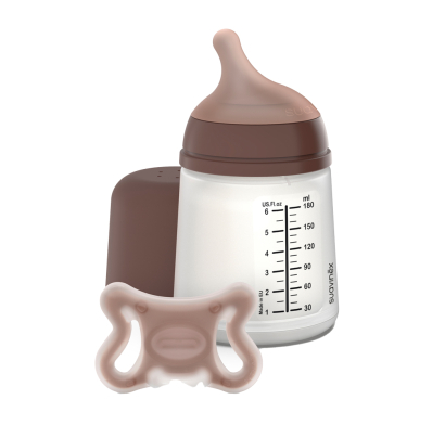 Set Suavinex SX PRO Mamadera y Chupete Zero Zero Deep +0 Meses