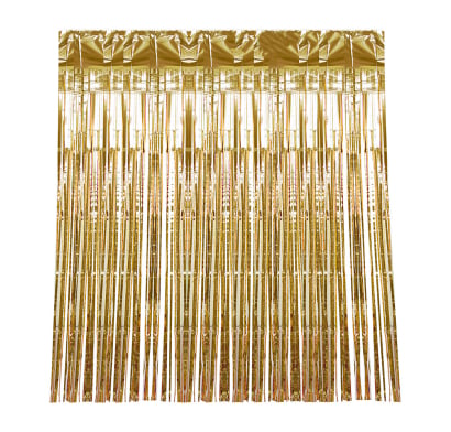 Cortina Decorativa para Fiesta Happy Paper Dorada