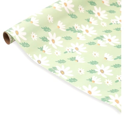 Papel de Regalo Happy Paper Flor Verde 50 x 70 cm