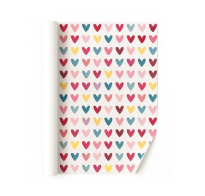 Papel de Regalo Happy Paper Corazones 50 x 70 cm