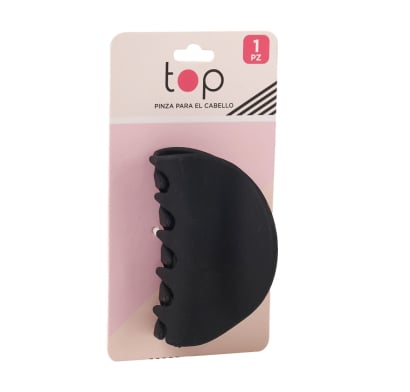 Pinza para el Pelo Top Negro Mate 1 Unidad
