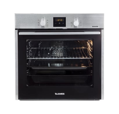 Horno Eléctrico de Empotrar James HEE INOX G2 Acero Inoxidable 56 l
