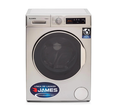 Lavarropas Carga Frontal James LR 1008 Inverter Silver 6 kg