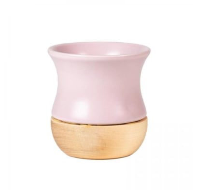 Mate Terrano Wood Cerámica Lila