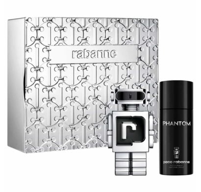 Cofre Paco Rabanne Perfume Phantom Men EDT 100 ml + Desodorante 150 ml