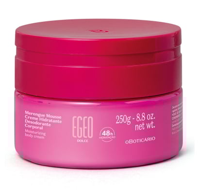 Crema Corporal O Boticário Hidratante Egeo Dolce Mousse 250 g