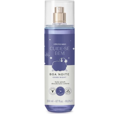 Body Splash O Boticário Cuide-Se Bem Boa Noite 200 ml