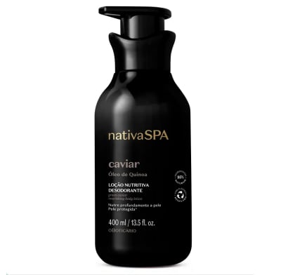 Loción Hidratante O Boticário Nativa Spa Caviar 400 ml