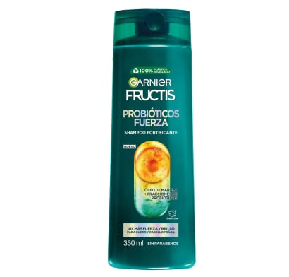Shampoo Fructis Probióticos Fuerza 350 ml