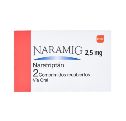 Naramig 2.5 mg 2 Comprimidos