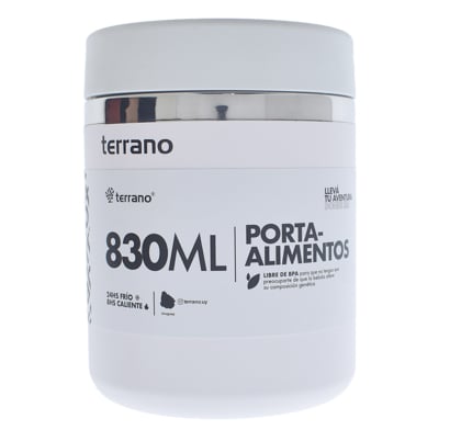 Contenedor Hermético Terrano Blanco 830 ml