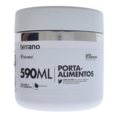 Contenedor Hermético Terrano Blanco 590 ml