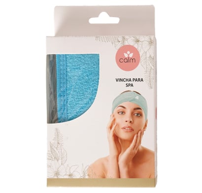 Vincha para Spa Calm Celeste
