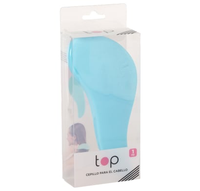 Cepillo para el Pelo Curvo Top Colores Surtidos 1 Unidad