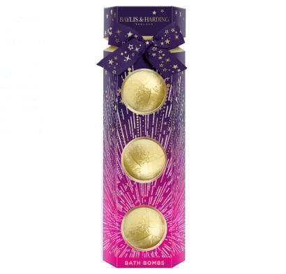Bombas de Baño Baylis & Harding Moonlight Fig Bath Bombs Luxury 3 Unidades