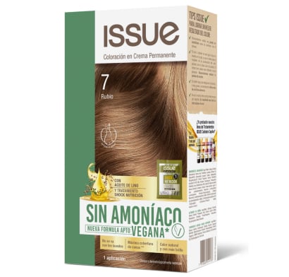 Kit Tinta Issue sín Amoníaco N°7 Rubio