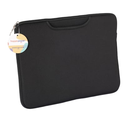 Estuche para Laptop Happy Paper Negro