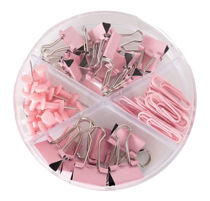Set de Clips y Tachuelas Happy Paper 72 Unidades