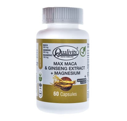 Suplemento Qualivits Max Maca & Ginseng 60 Cápsulas