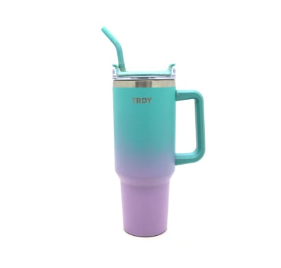 Vaso Térmico Trendy con Tapa y Sorbete Acqua 1.2 l