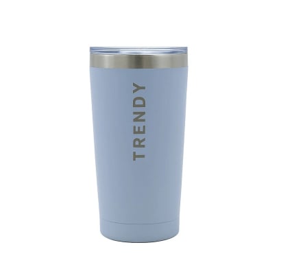 Vaso Térmico Trendy con Tapa Celeste 600 ml