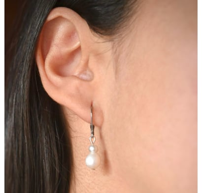 Caravanas D'alma Simples con Perlas