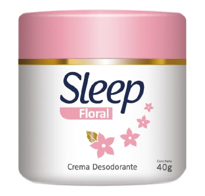 DESODORANTE EN CREMA SLEEP FLORAL 40GRS