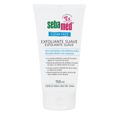 Exfoliante Sebamed Clear Suave Ph5 150 ml