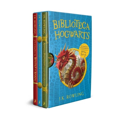Libro Biblioteca Hogwarts Estuche