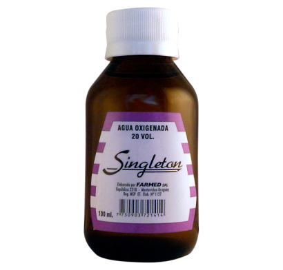 Agua Oxigenada Singleton 20 Voúmenes 100 ml