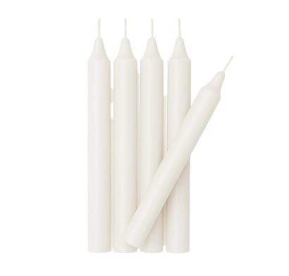 Velas Blancas Farma Hogar 5 Unidades