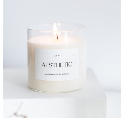 Velas Louis & Lewis Aesthetic Clear Santal 220 ml