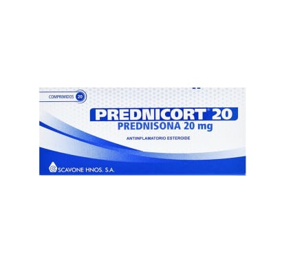 Prednicort 20 mg 20 Comprimidos