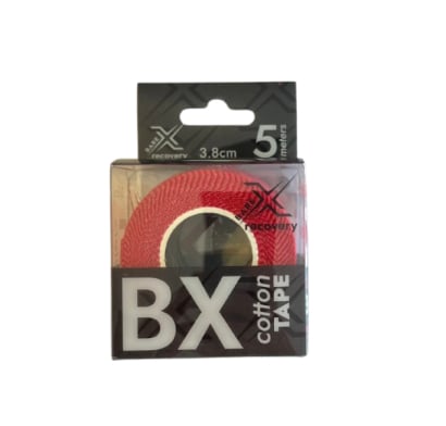 Cinta de Algodón Deportiva Barex Cotton Tape 3.8 cm x 5 m Rojo
