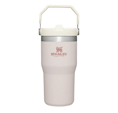 Botella Stanley Flip Straw Tumbler Rosa 591 ml