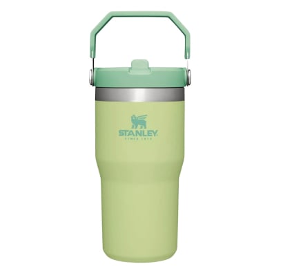 Botella Térmica Stanley Flip Straw Tumbler Verde 591 Ml
