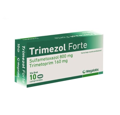Trimezol Forte 800 / 160 10 Comprimidos