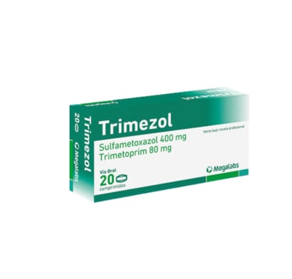 Trimezol 400 / 80 mg 20 Comprimidos