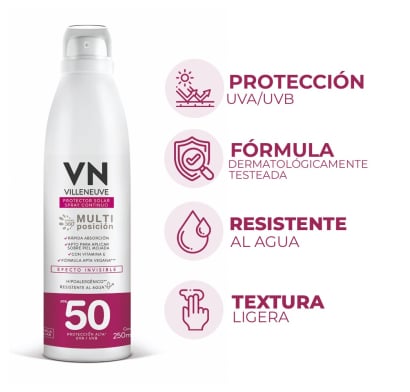 Protector Solar Villeneuve Spray FPS50 250 ml