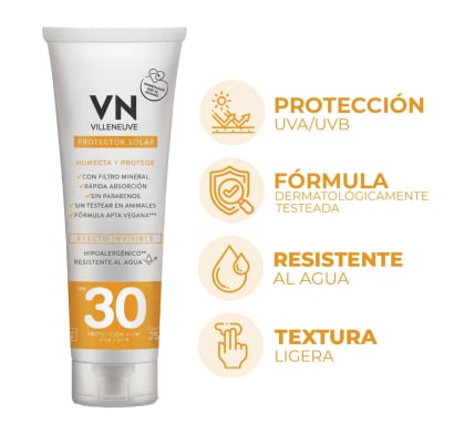 Protector Solar Villeneuve Familiar FPS30 250 ml