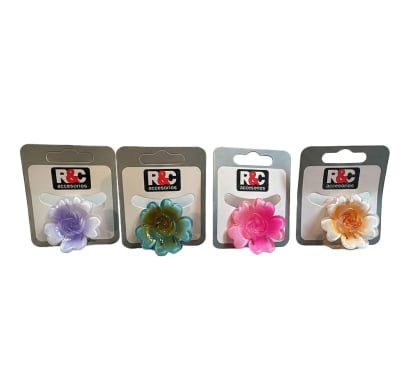 Pinza R&C Flor Cristal