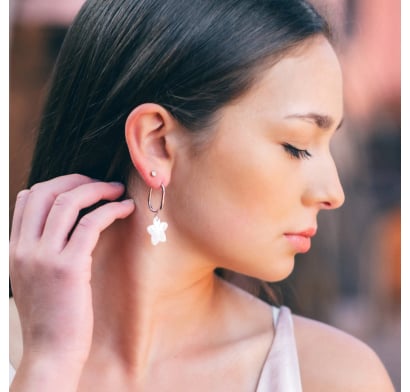 Caravanas Oh Jacinta! Alice Plateado