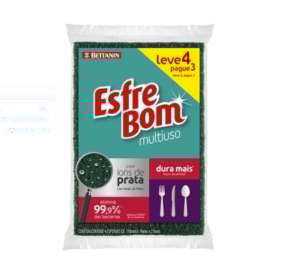 Esponja Esfrebom 4 Unidades