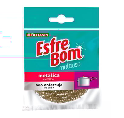 Esponja Esfrebom Rulo Bronce 1 Unidad