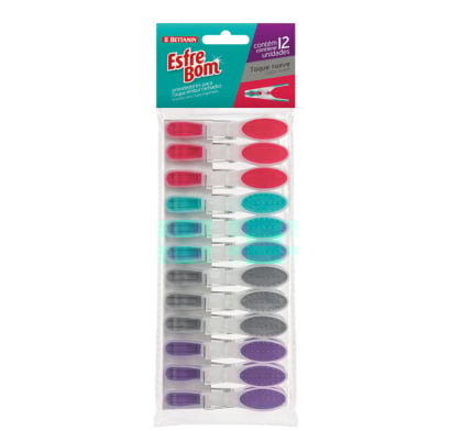 Palillo Esfrebom para Ropa 12 Unidades