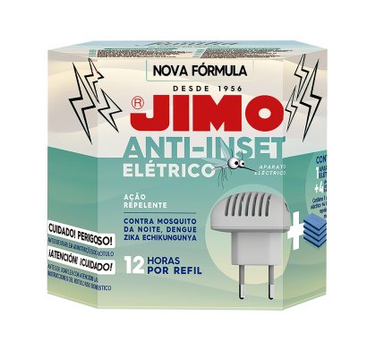 Aparato Insecticida Jimo Contra Mosquitos + Tabletas 4 Unidades