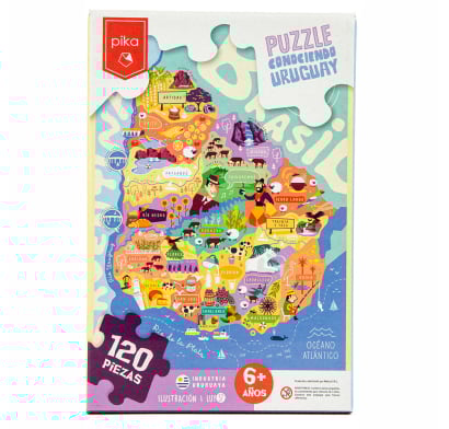 Puzzle de Uruguay Pika 120 Piezas